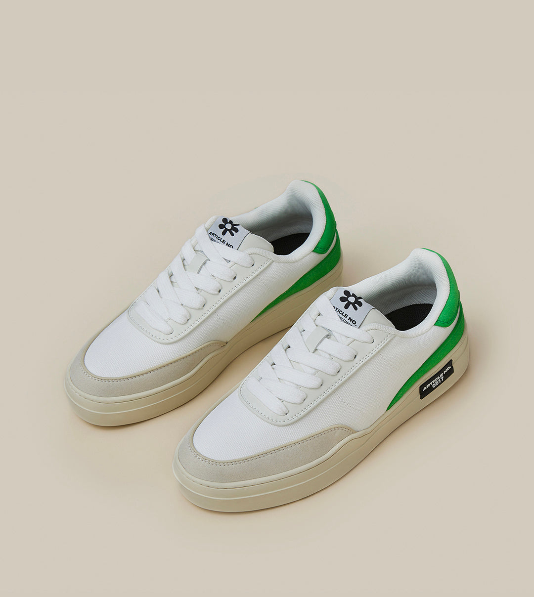 COURT SNEAKER LOW-TOP GREEN SNEAKERS