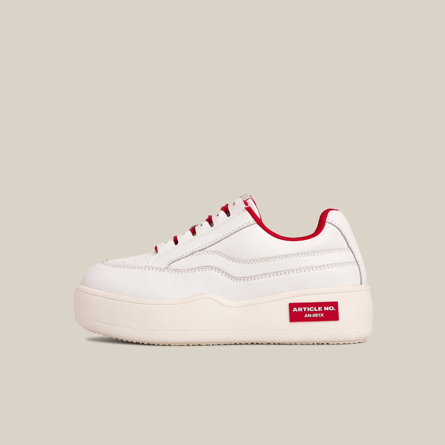 BURGER LOW-TOP RED SKATE SNEAKER RISKY LOVE ROMANCE SPECIAL EDITION