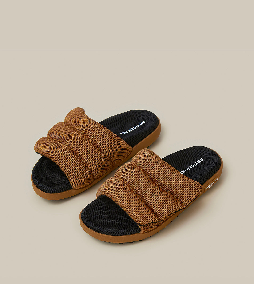 VAGABOND MESH BAND BROWN SLIDES