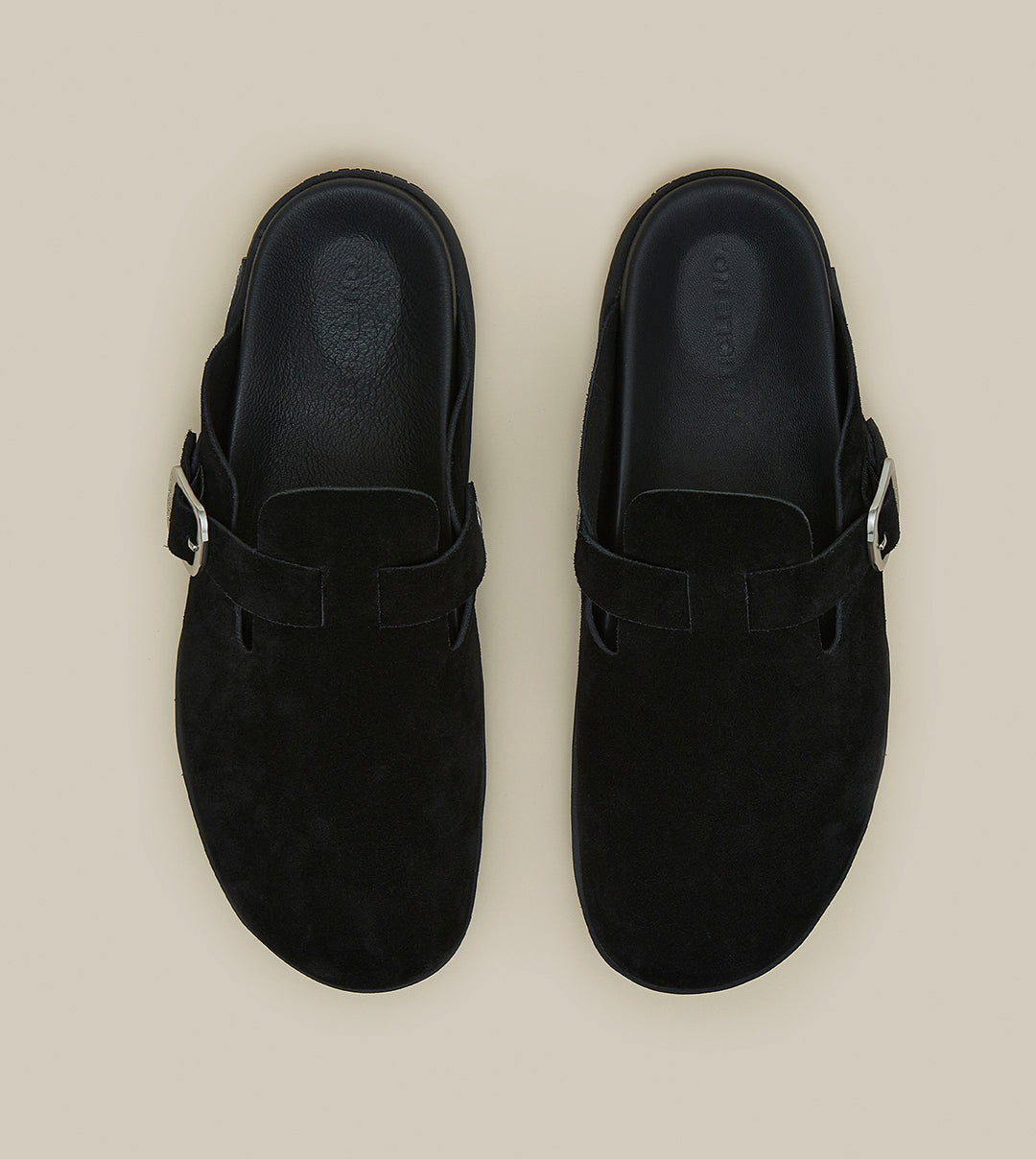 VAGABOND LEATHER BLACK DRIFT CLOGS