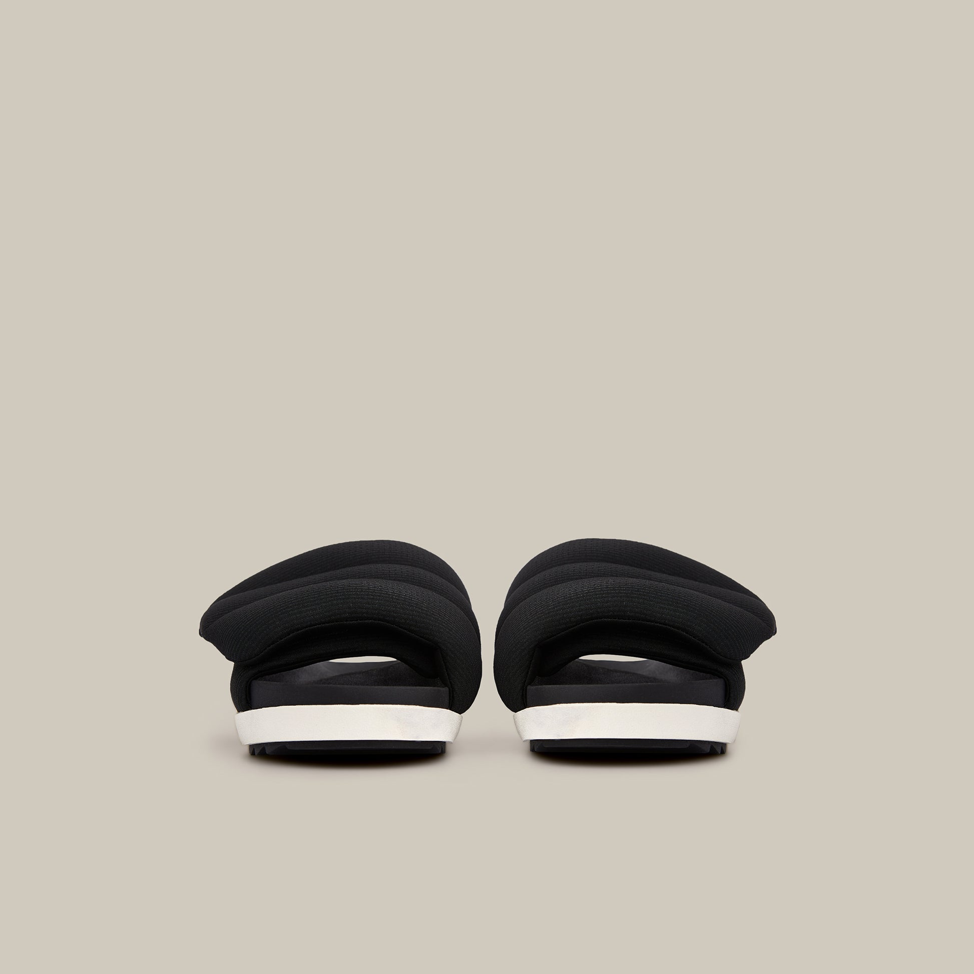 VAGABOND BAND BLACK PADDED SLIDES