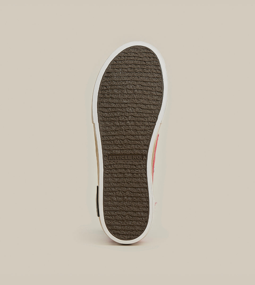 DISTRESSED LOW-TOP RED SNEAKERS