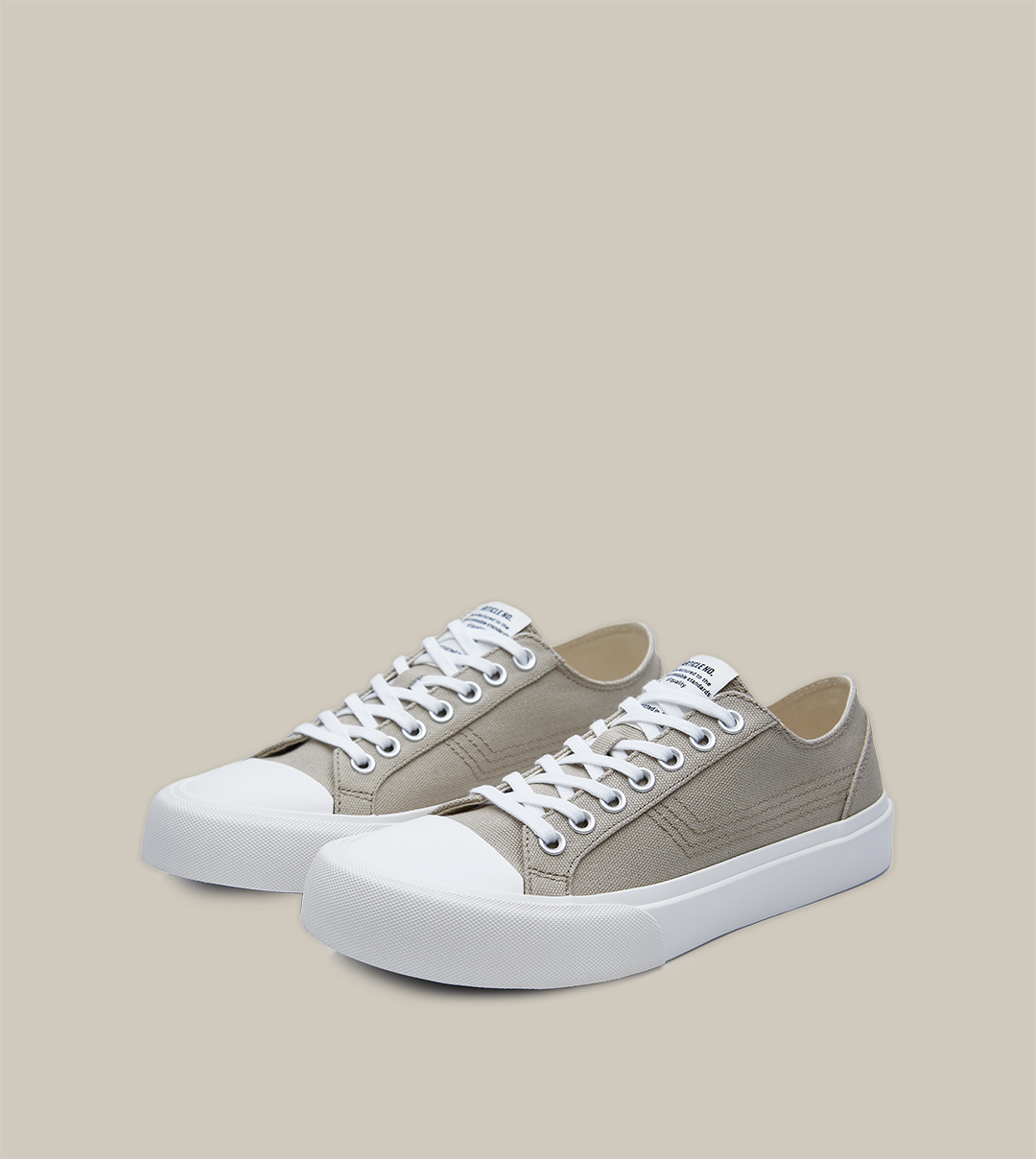 O.G.CLASSIC LOW-TOP KHAKI SNEAKERS