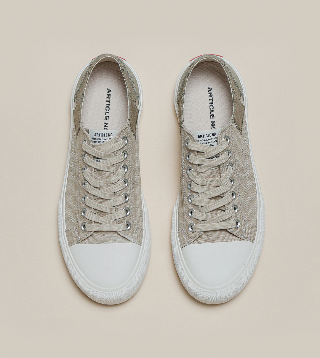 O.G. CLASSIC PATCHWORK KHAKI SNEAKERS