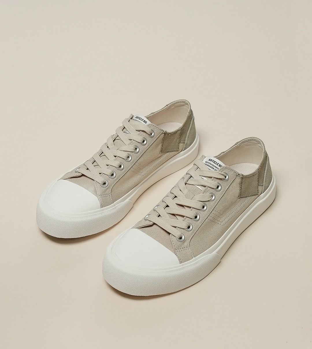 O.G. CLASSIC PATCHWORK KHAKI SNEAKERS