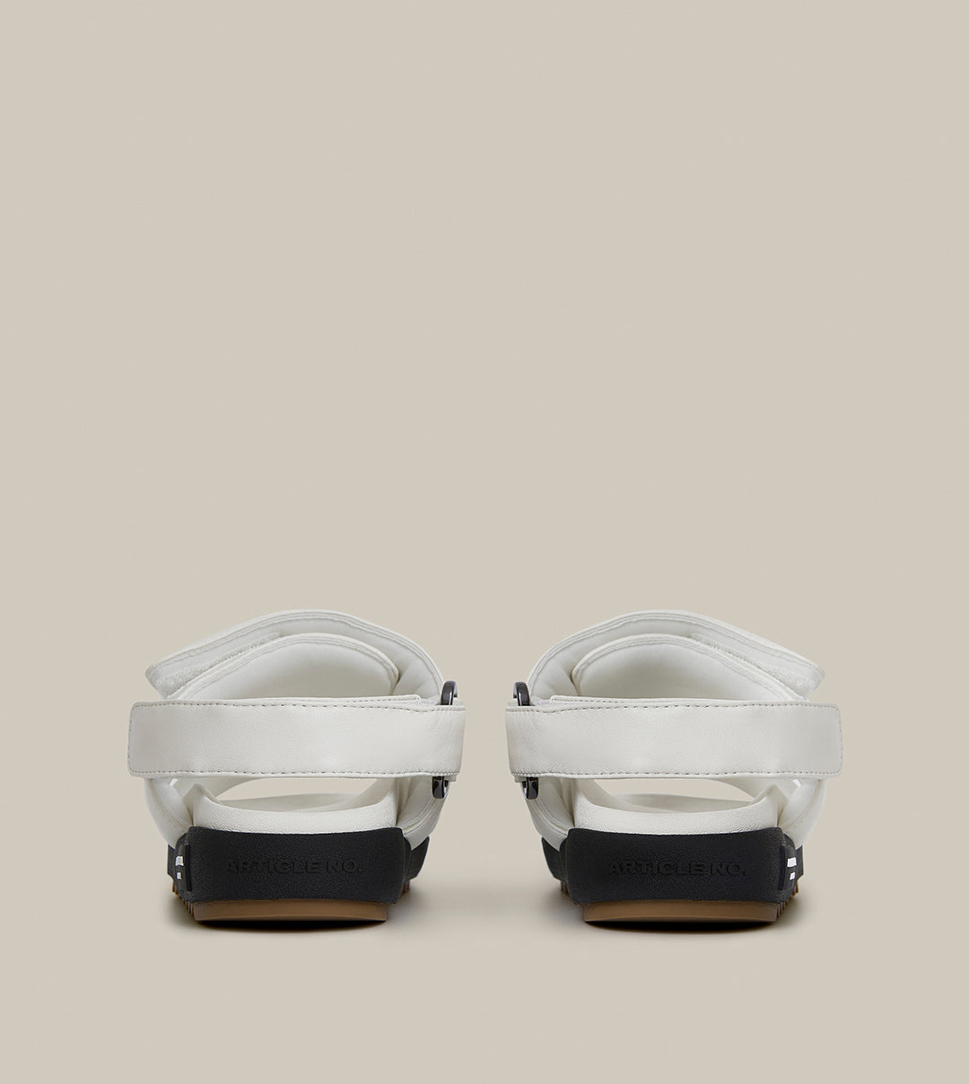 VAGABOND LEATHER WHITE SANDALS
