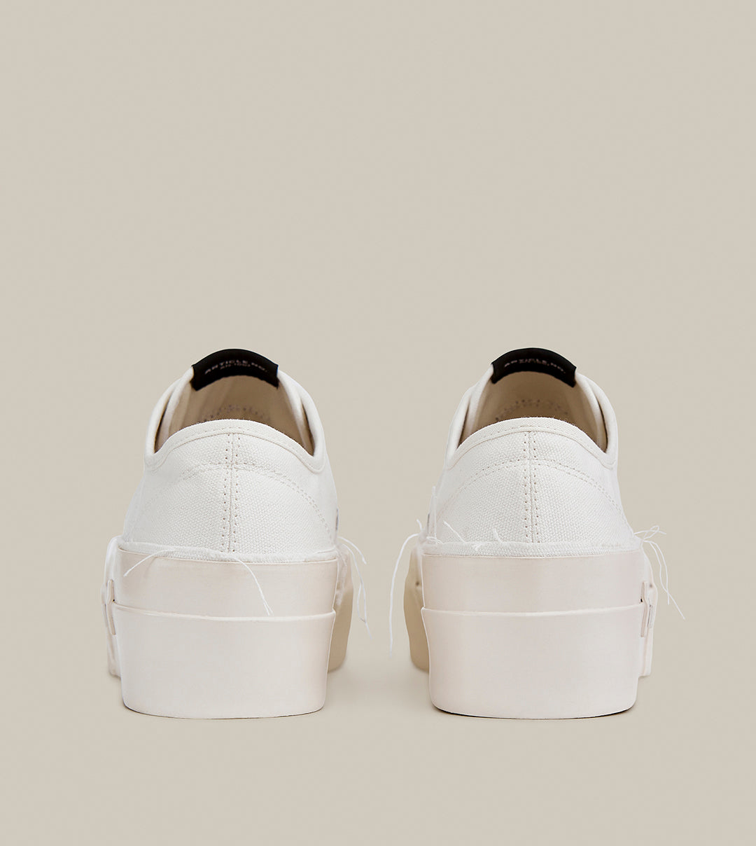 O.G. Classic AN Logo Platform White Sneakers