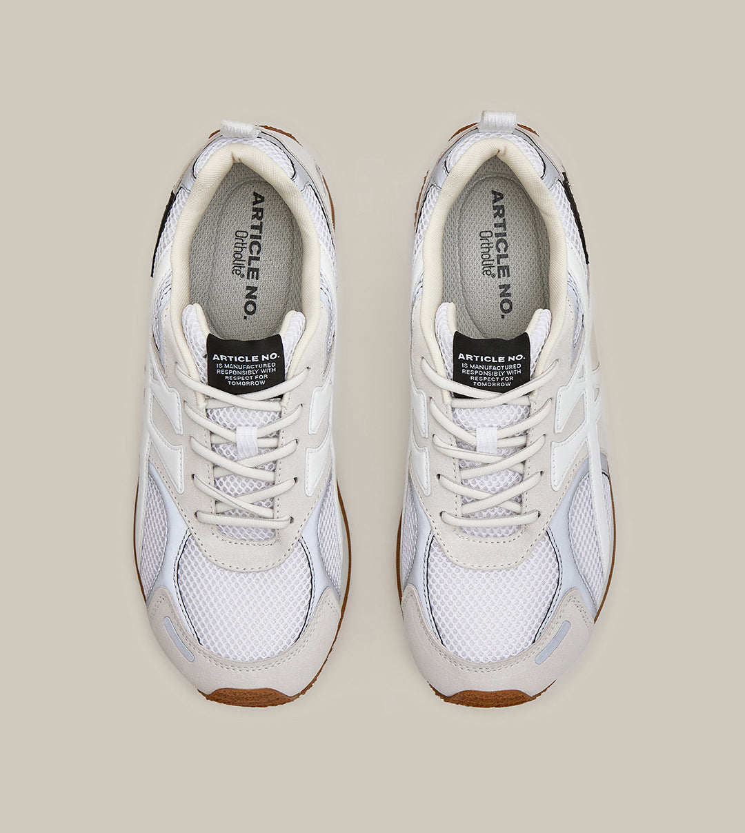 DUNE LOW-TOP WHITE LOGO RUNNER