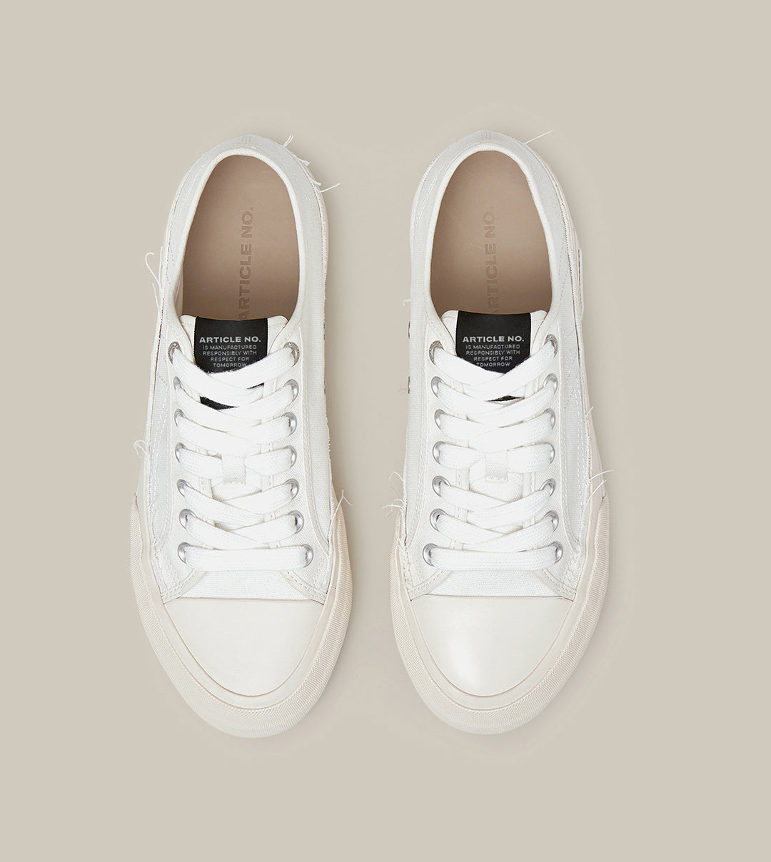 O.G. Classic AN Logo Platform White Sneakers