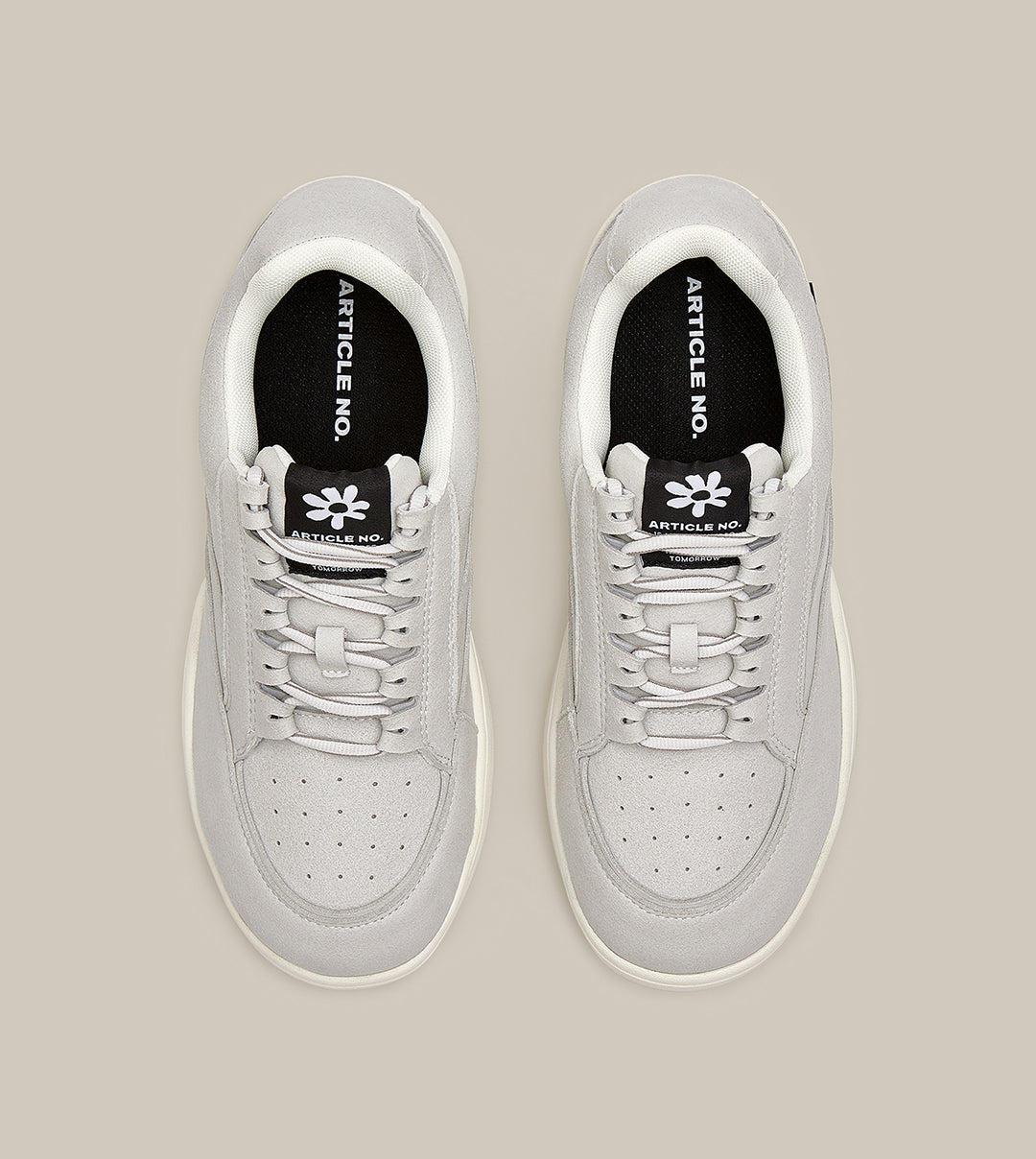 Burger Low-top Leather Skate Beige Sneakers