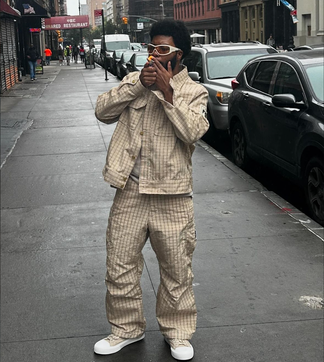 O.G. CLASSIC PATCHWORK KHAKI SNEAKERS