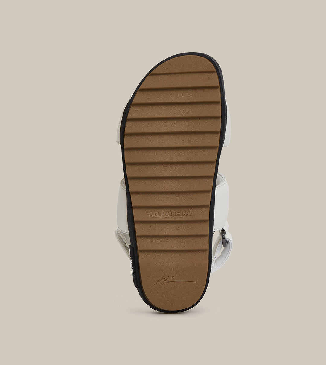 VAGABOND LEATHER WHITE SANDALS