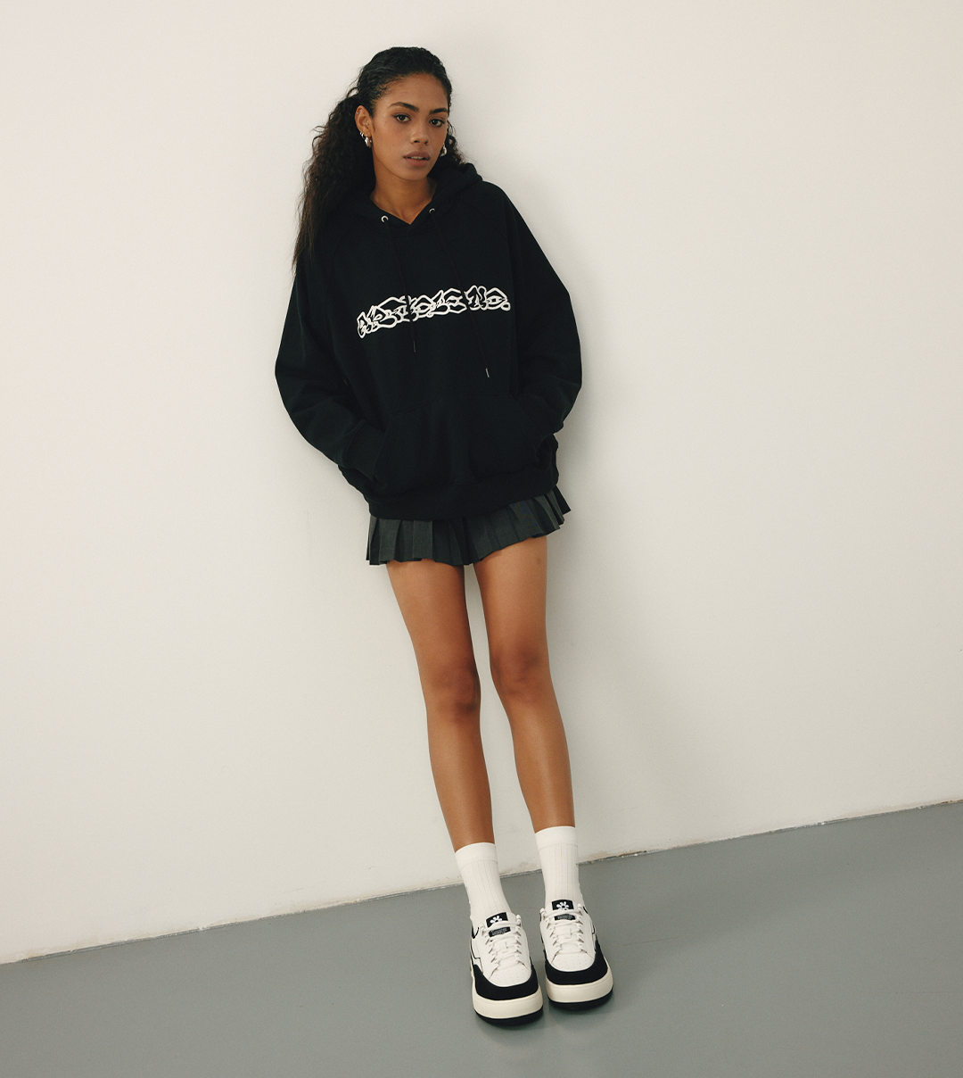 BURGER LOW-TOP BLACK SKATE