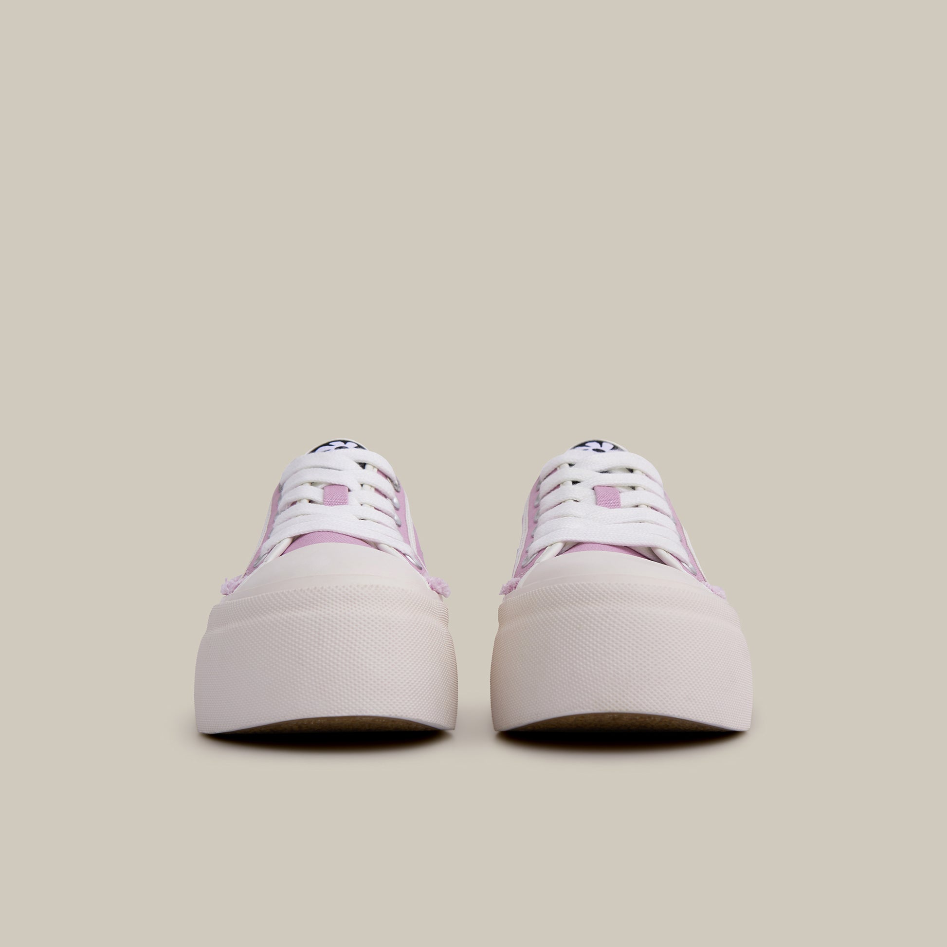 O.G. CLASSIC CANVAS PLATFORM PINK LOW-TOP SNEAKERS