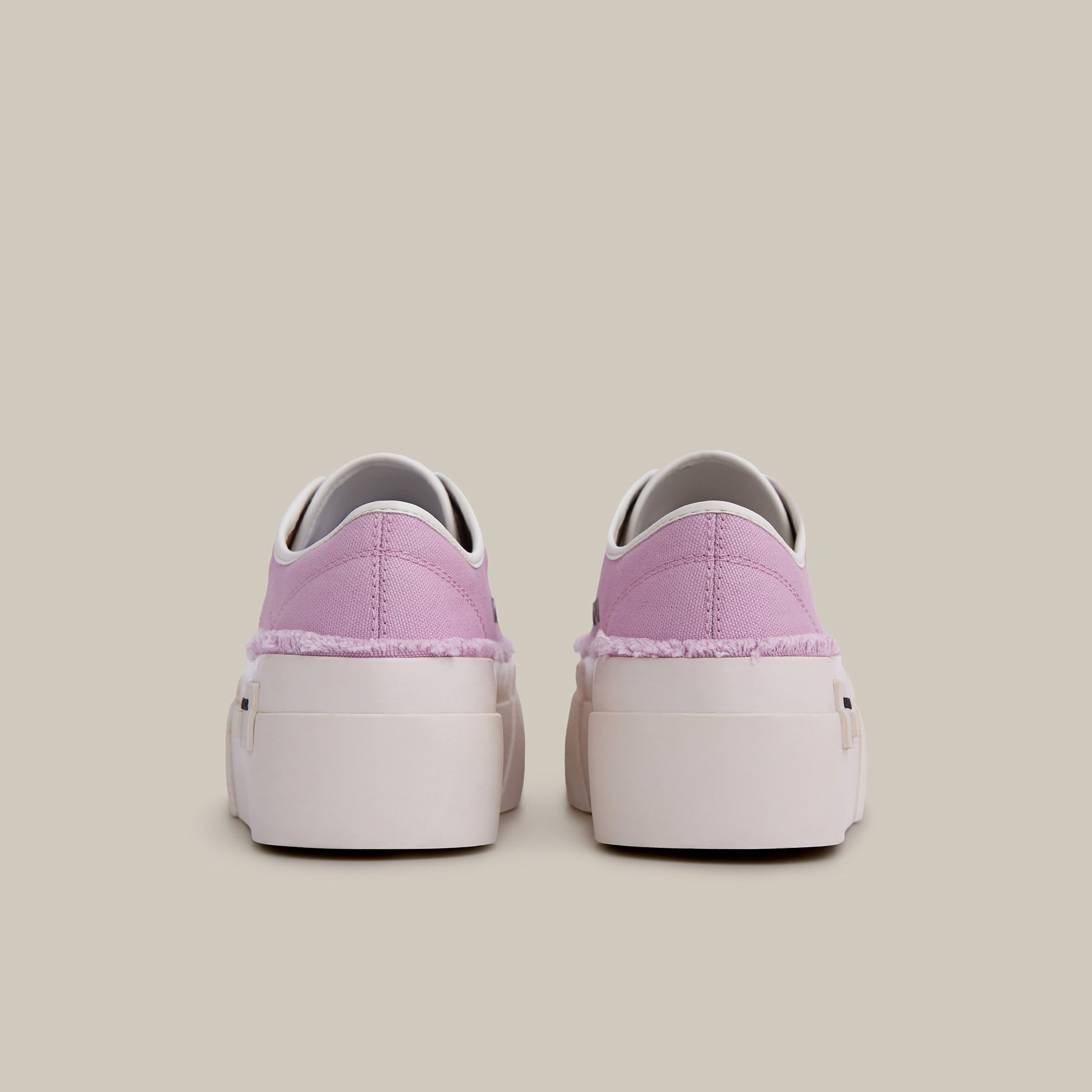O.G. CLASSIC CANVAS PLATFORM PINK LOW-TOP SNEAKERS