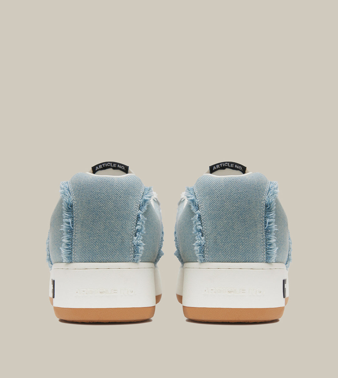 BURGER LOW-TOP SKATE DENIM SNEAKERS