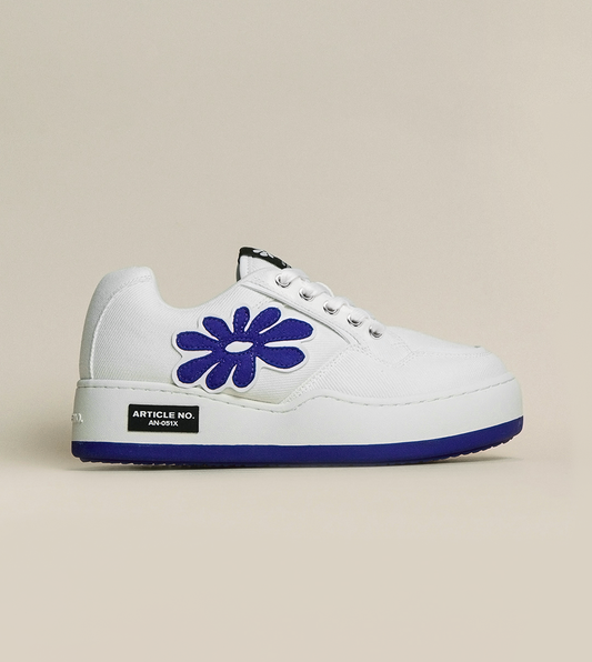 BURGER LOW-TOP SKATE WHITE SNEAKERS