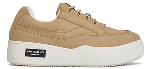 Burger Low-top Leather Skate Beige Sneakers