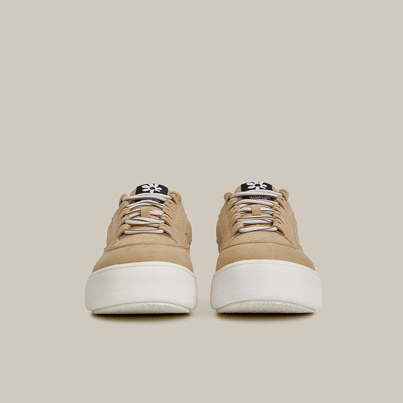 Burger Low-top Leather Skate Beige Sneakers