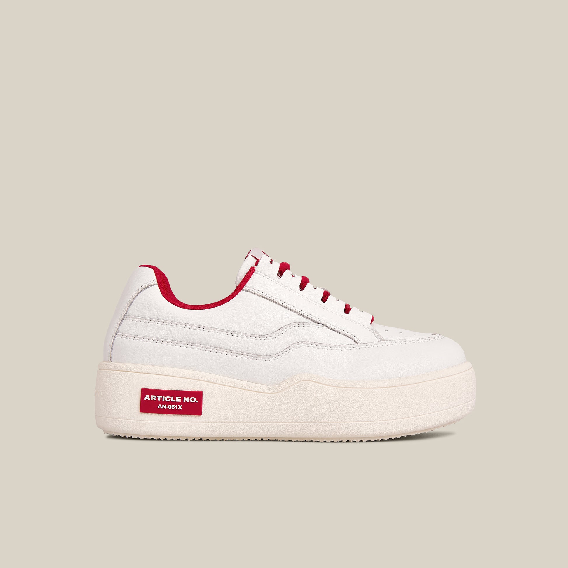 BURGER LOW-TOP RED SKATE SNEAKER RISKY LOVE ROMANCE SPECIAL EDITION