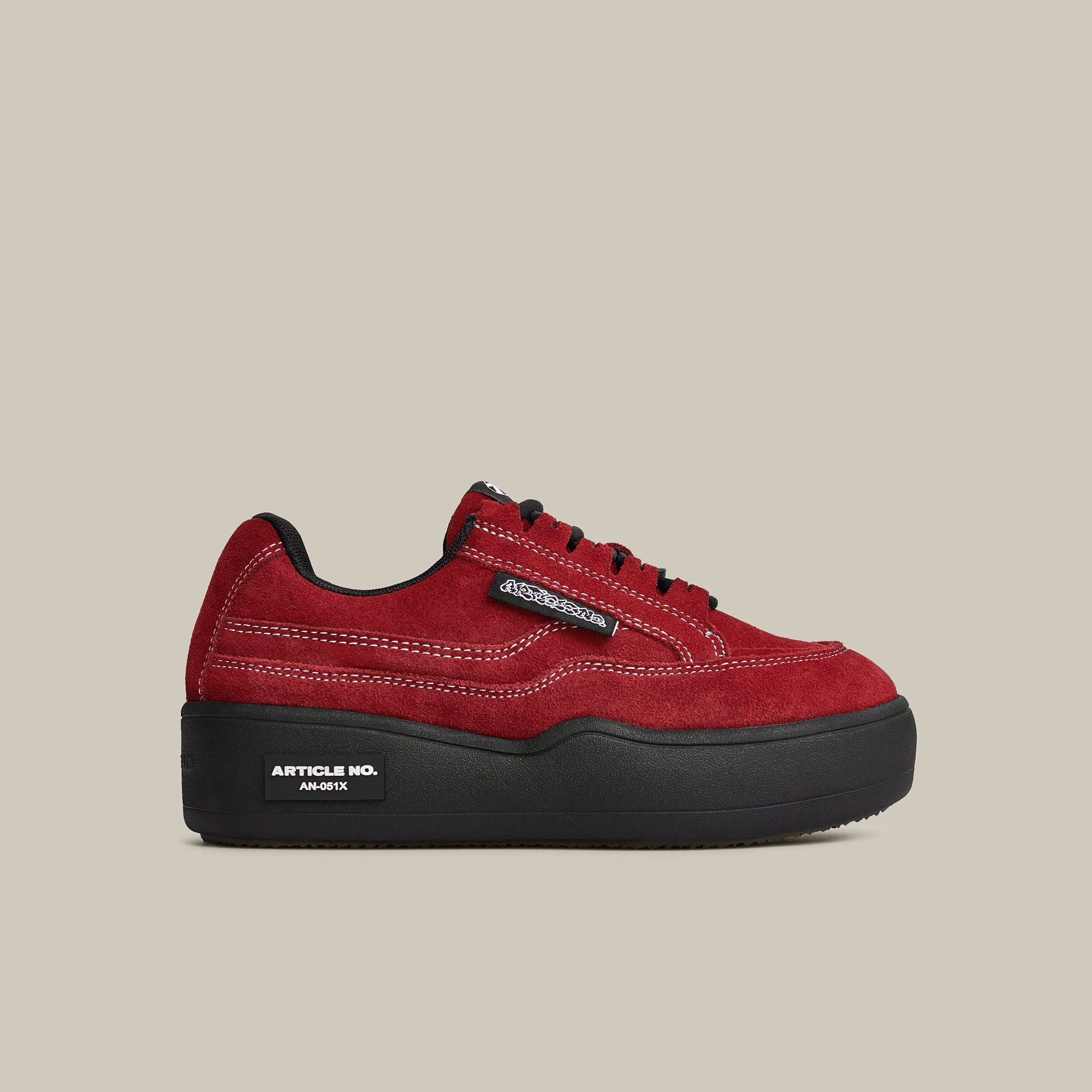 BURGER MINI RED LOW-TOP SKATE