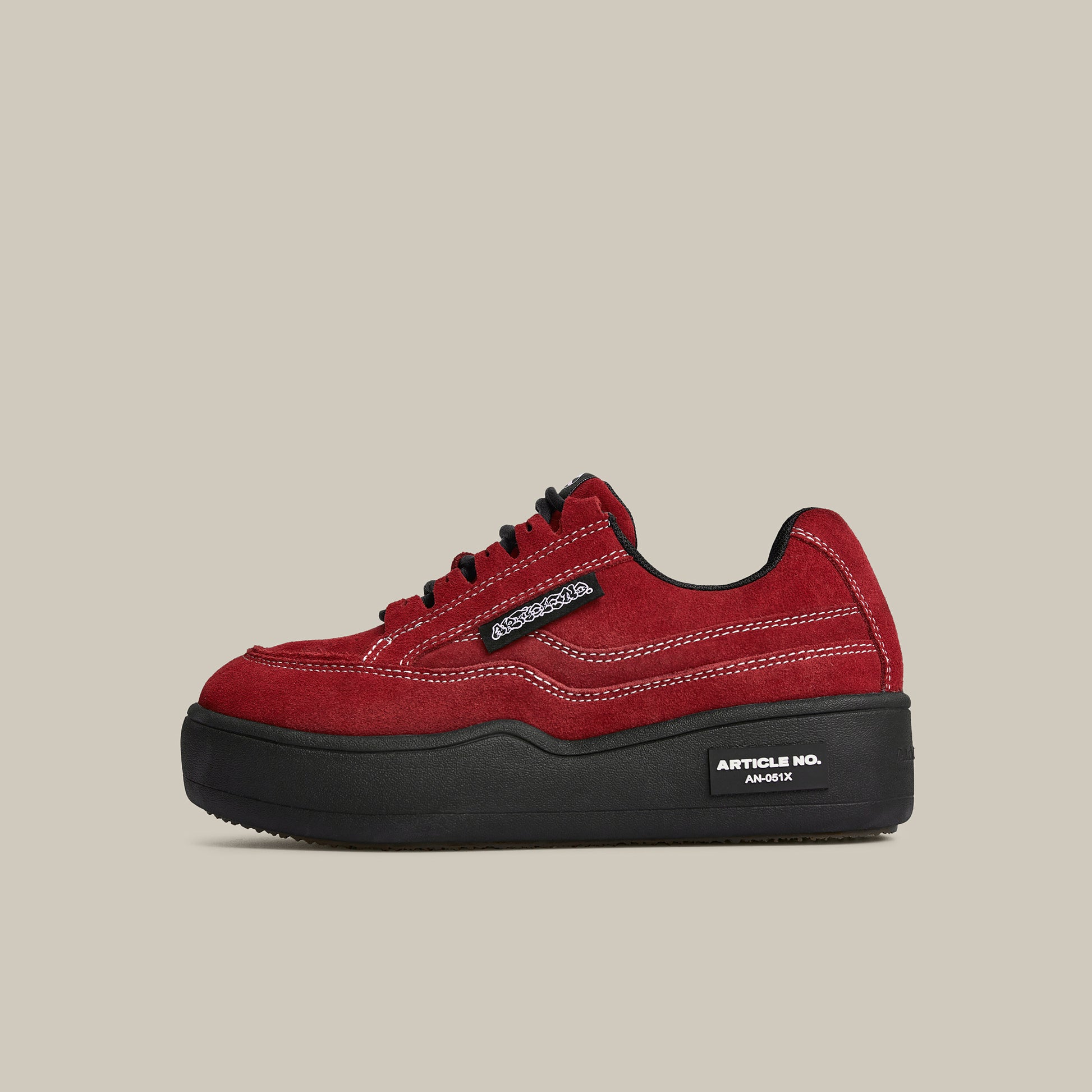 BURGER MINI RED LOW-TOP SKATE