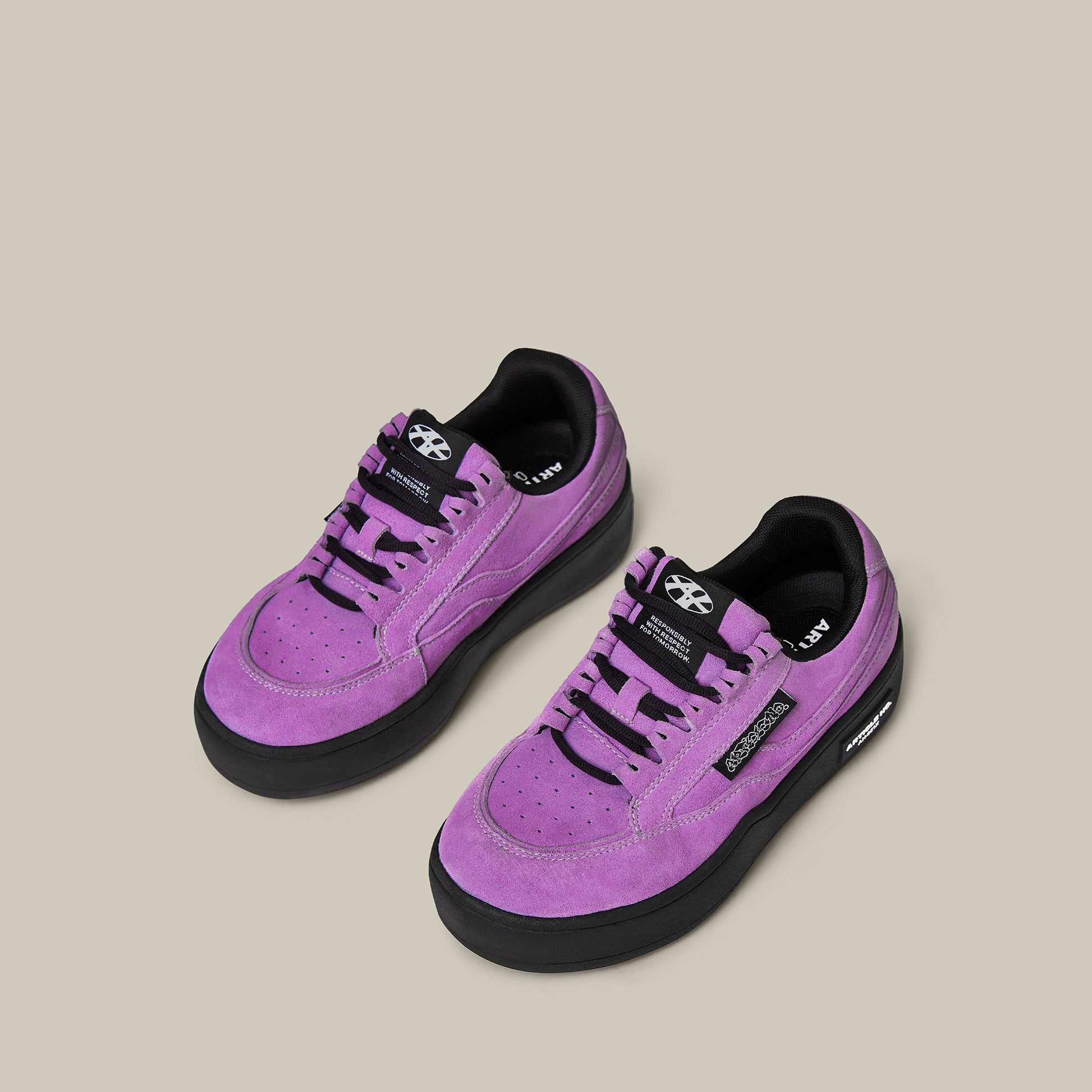 BURGER MINI PURPLE LOW-TOP SKATE