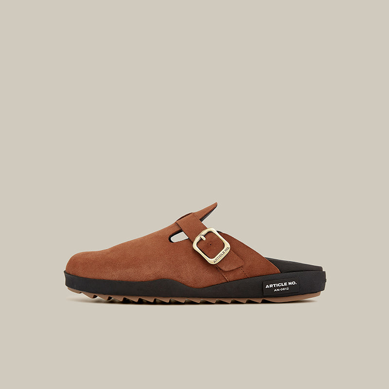 VAGABOND SUEDE BRICK RED DRIFT CLOGS