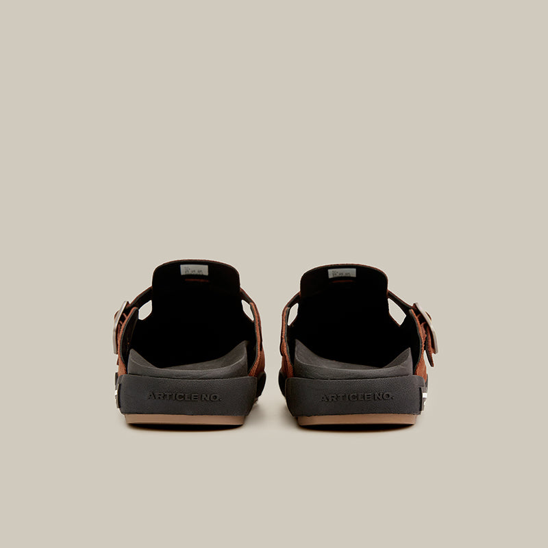 VAGABOND SUEDE BRICK RED DRIFT CLOGS