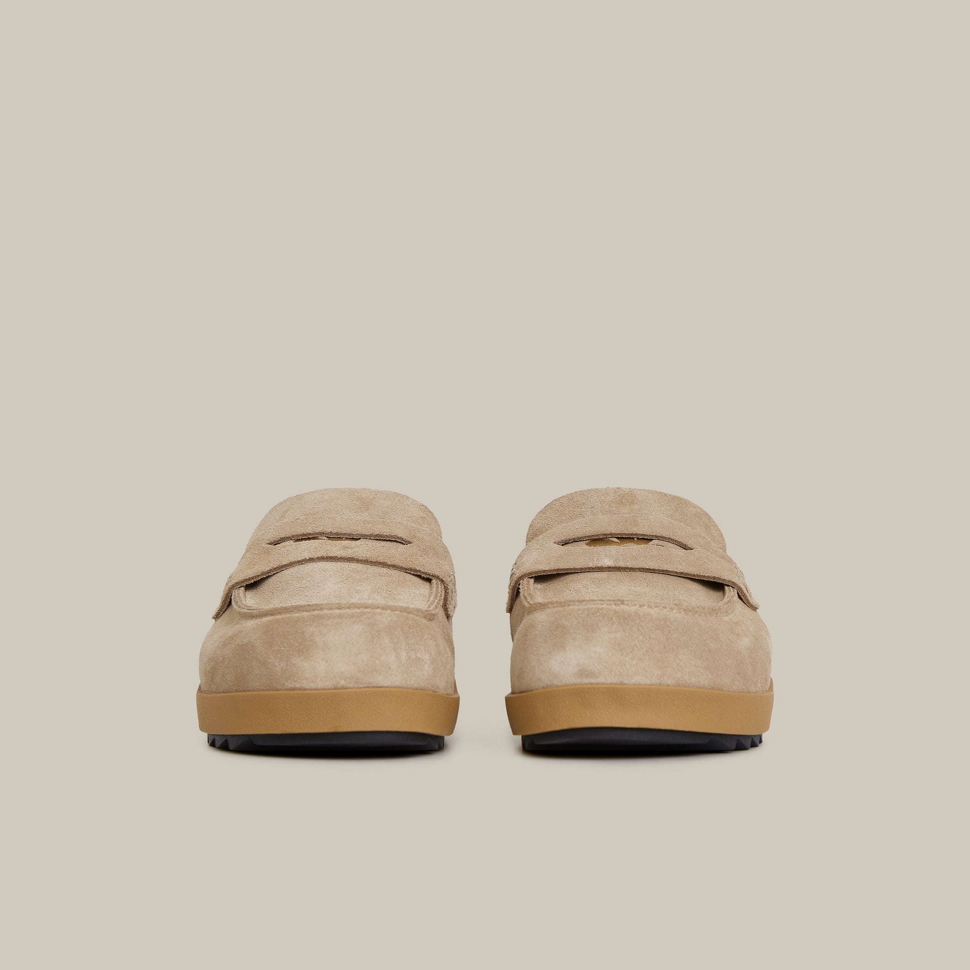 VAGABOND LEATHER KHAKI DRIFT CLOGS
