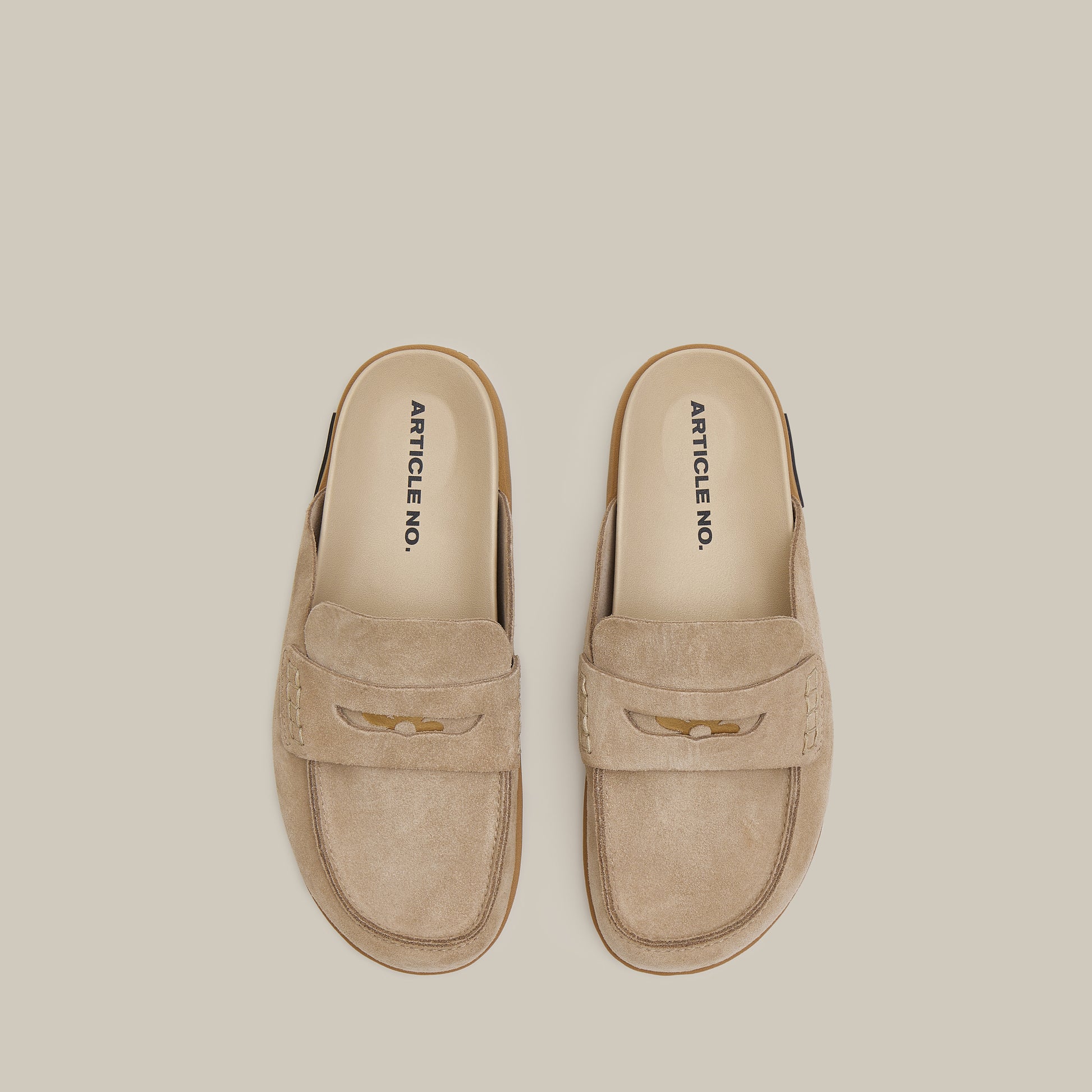 VAGABOND LEATHER KHAKI DRIFT CLOGS