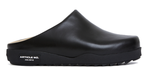 VAGABOND CALF LEATHER BLACK MULE