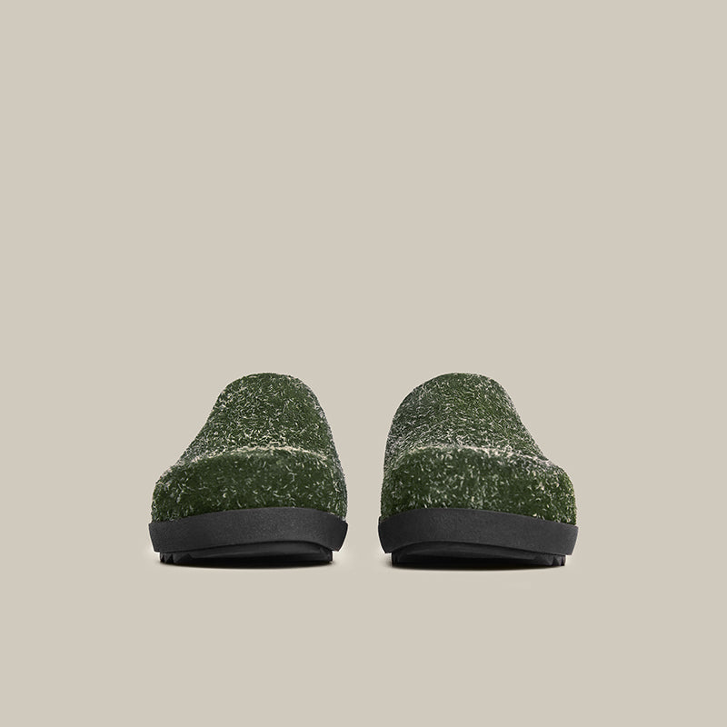 VAGABOND SUEDE GREEN MULE