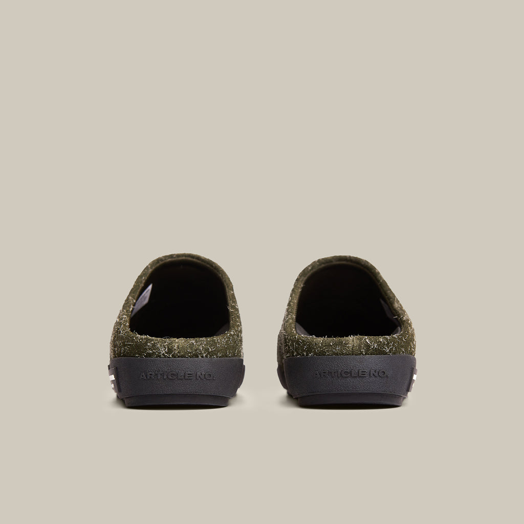 VAGABOND SUEDE GREEN MULE