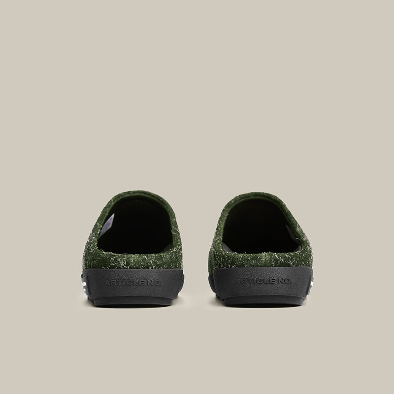 VAGABOND SUEDE GREEN MULE