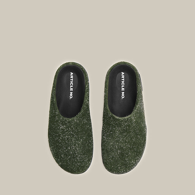 VAGABOND SUEDE GREEN MULE