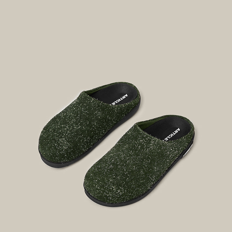 VAGABOND SUEDE GREEN MULE