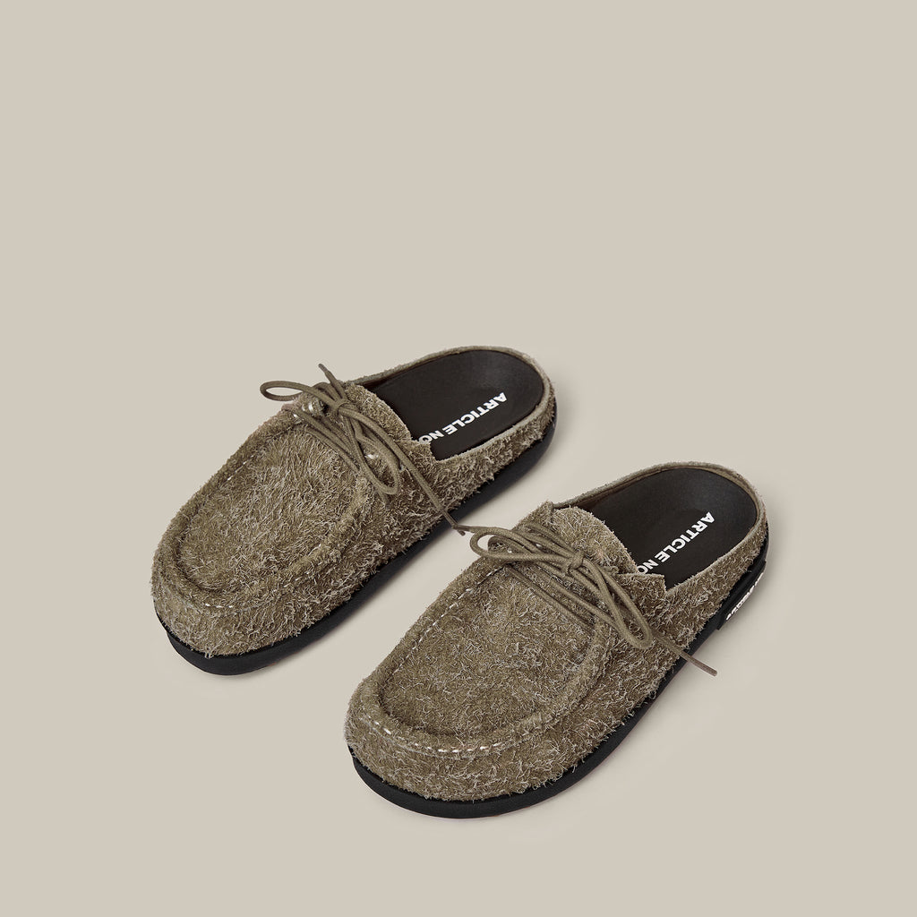 VAGABOND SUEDE BEIGE STRAP MULE