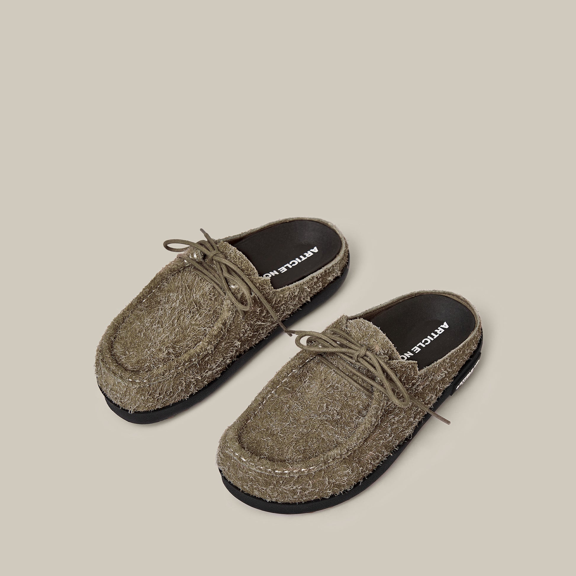 VAGABOND SUEDE BEIGE STRAP MULE