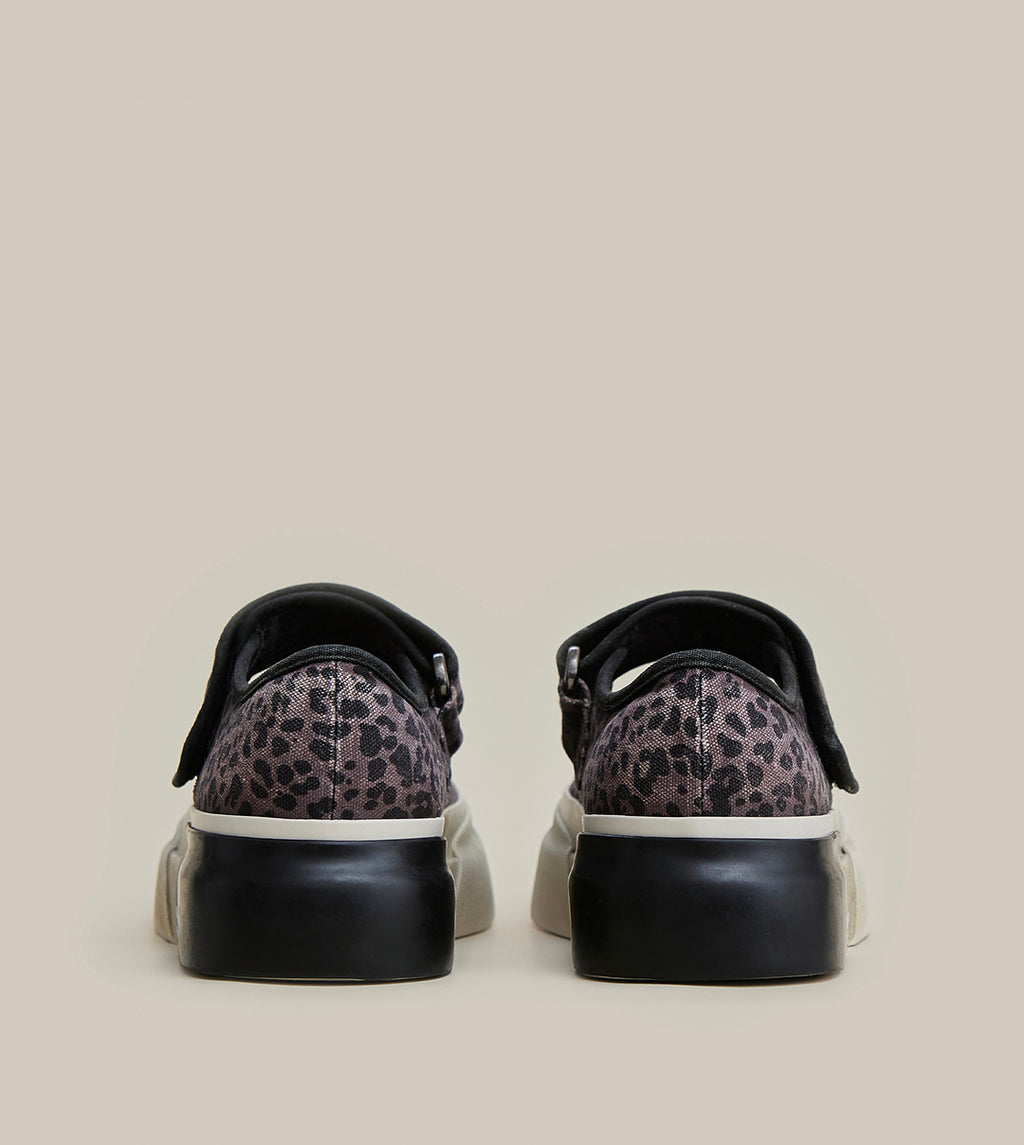 DISTRESSED LEOPARD MARY JANE