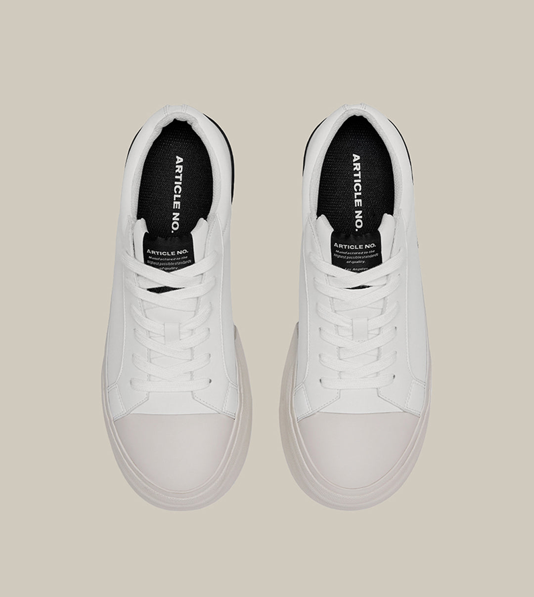 DOWNTOWN PLEATHER LOW-TOP SNEAKERS