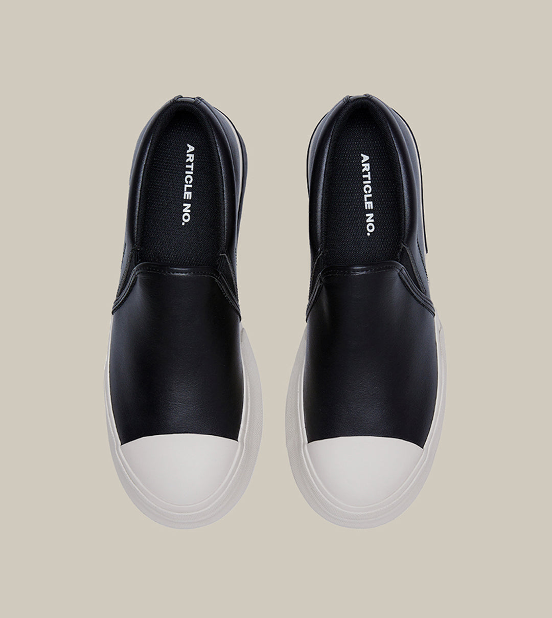 DOWNTOWN PLEATHER SLIP-ON SNEAKERS