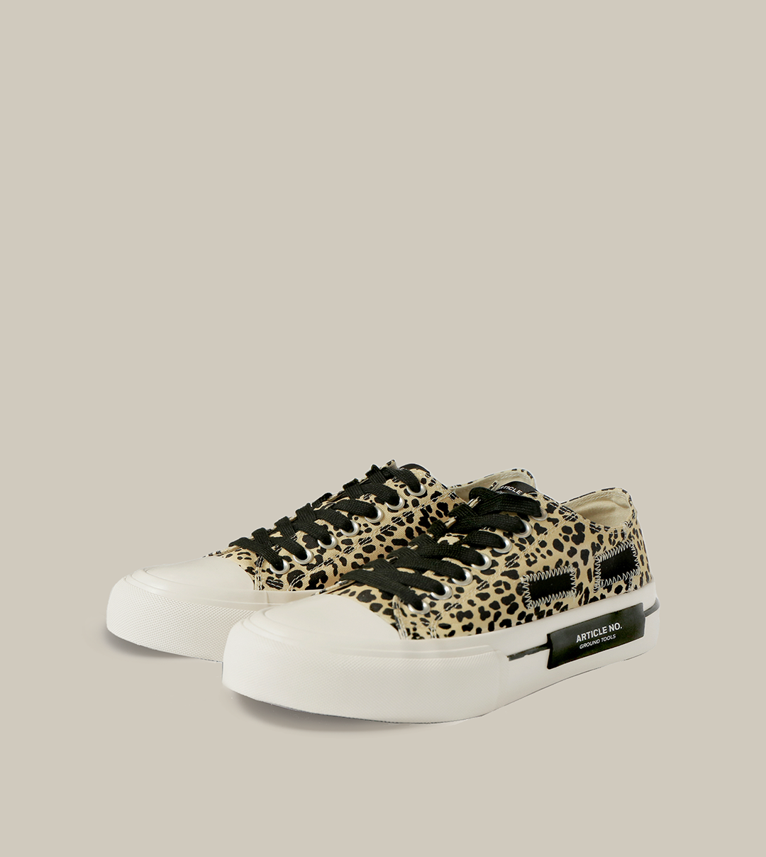 O.G.CLASSIC LEOPARD LOW-CUT VULCANIZED SNEAKERS