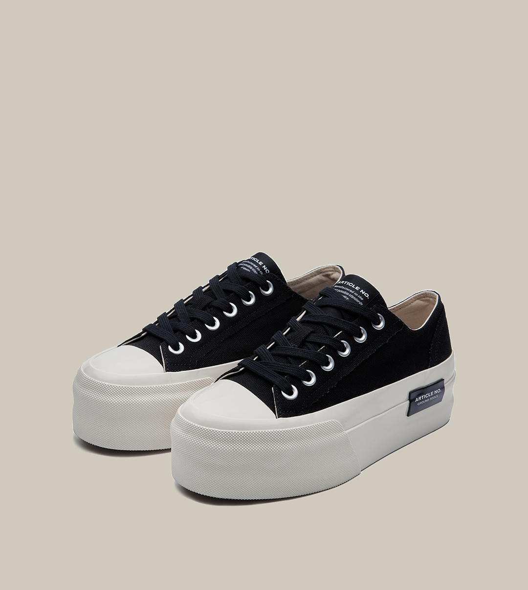 O.G. CLASSIC PLATFORM BLACK SNEAKERS