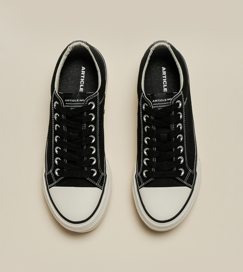 O.G. CLASSIC PLATFORM BLACK SNEAKERS
