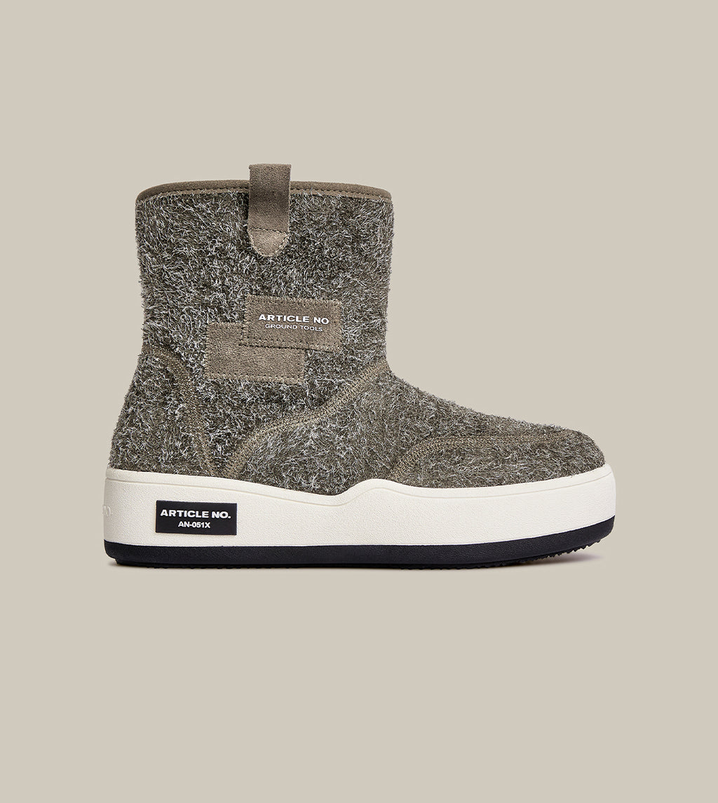 BURGER SNOW BOOTS IN GREEN