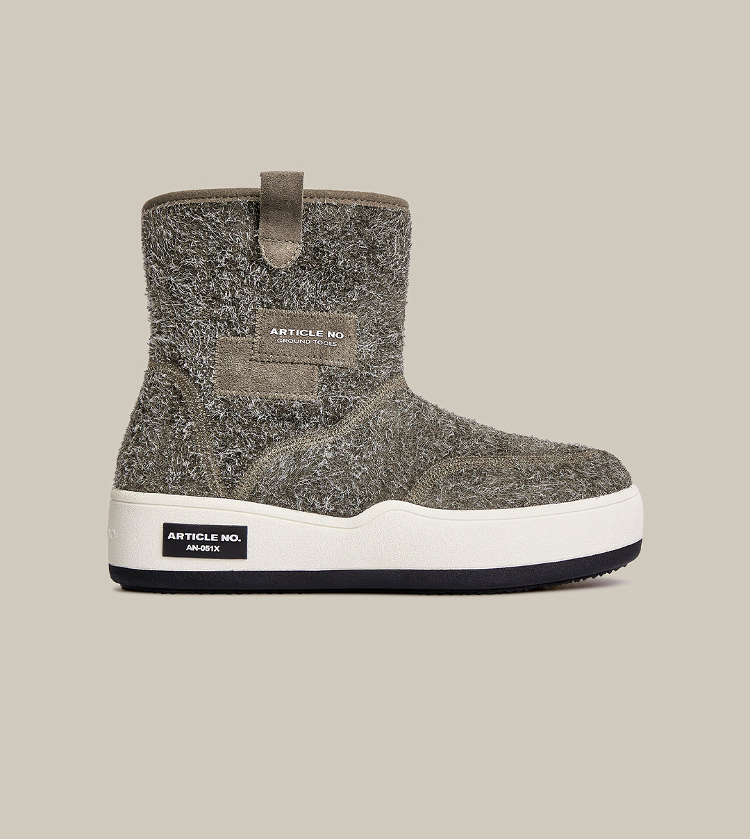 BURGER SNOW BOOTS IN GREEN