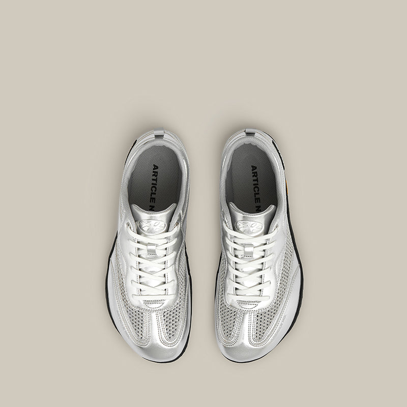 BAREFOOT ZERO-DROP SPORT SNEAKERS 1980 SILVER