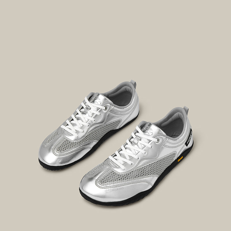 BAREFOOT ZERO-DROP SPORT SNEAKERS 1980 SILVER