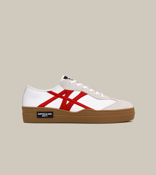 COURT SNEAKER RED LOGO GERMAN TRAINER